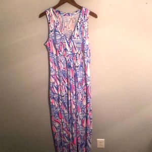 Like new Lilly Pulitzer Maxi Dress Sz L